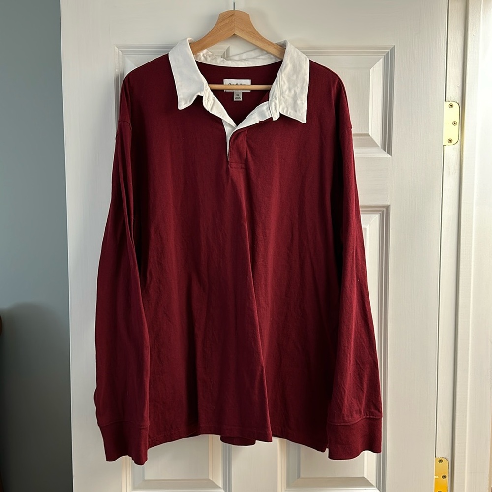 Goodfellow long sleeve polo